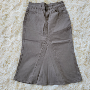 Mid-length Tan Skirt